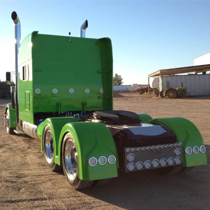 Double Hump Rear Fender Set with Light Boxes