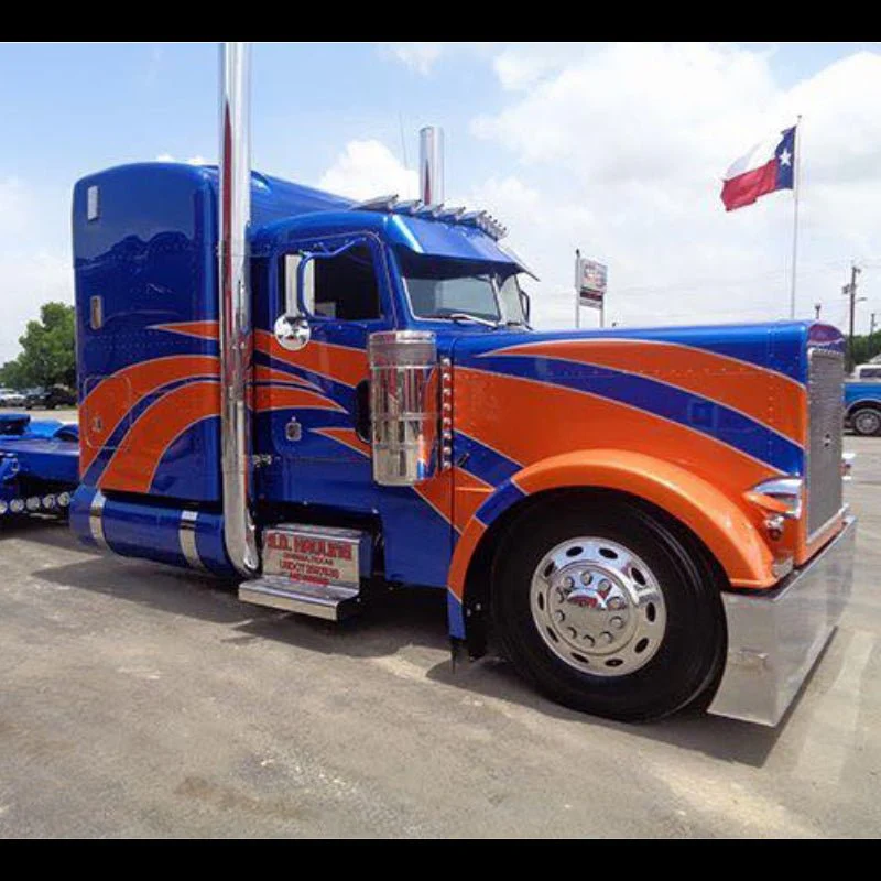 Peterbilt 379 Medium Sidewall Front Fender Set - Thumbnail 3