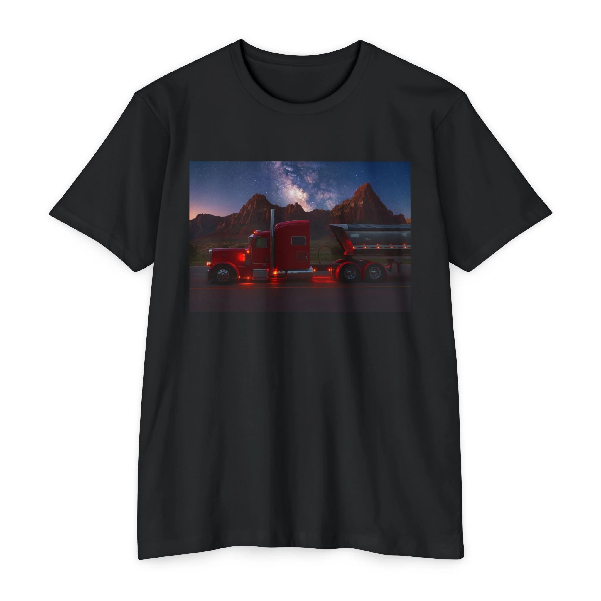 Midnight Hauler Tee – Red Rig, Big Sky, No Apologies - Thumbnail 2
