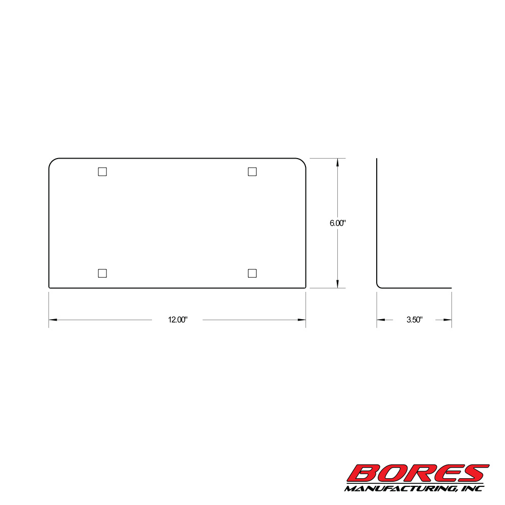 Flanged License Plate - Thumbnail 14
