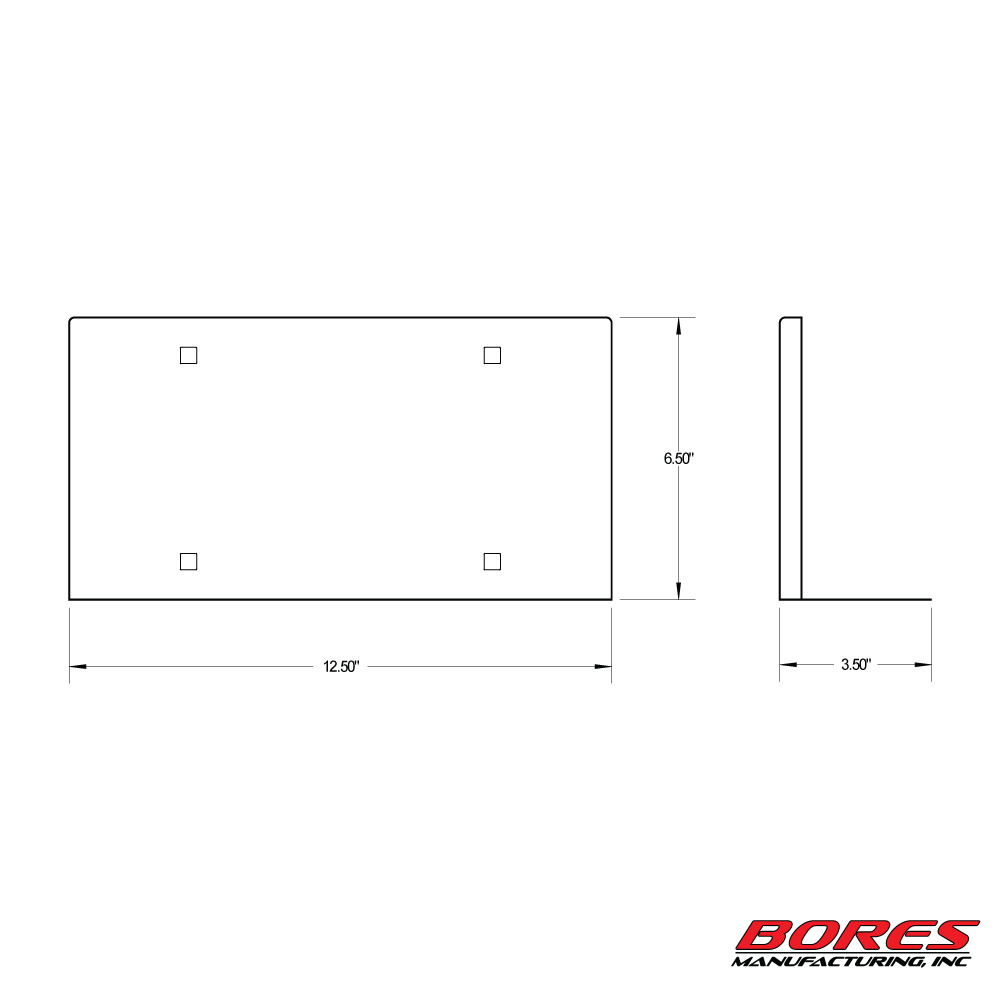 Flanged License Plate - Thumbnail 6