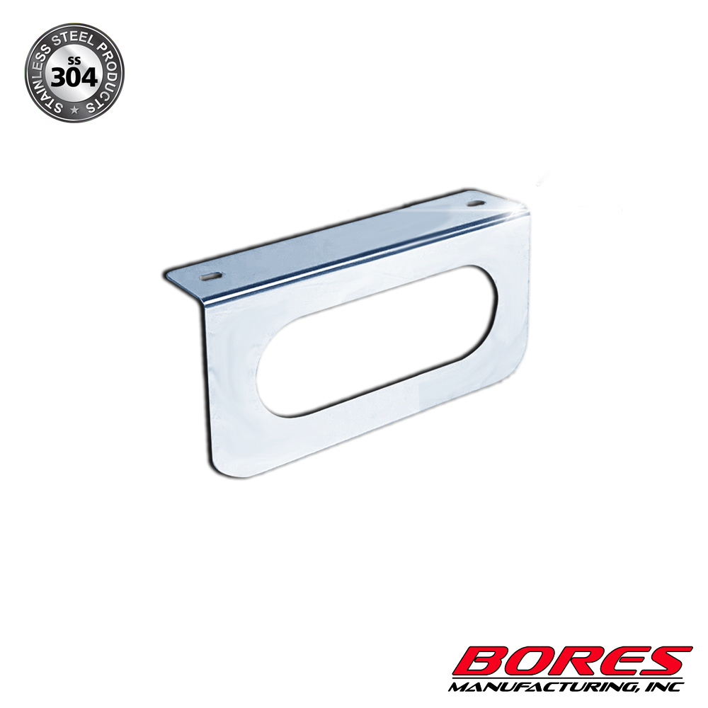 Stainless Steel Oval Light Bracket - Thumbnail 4