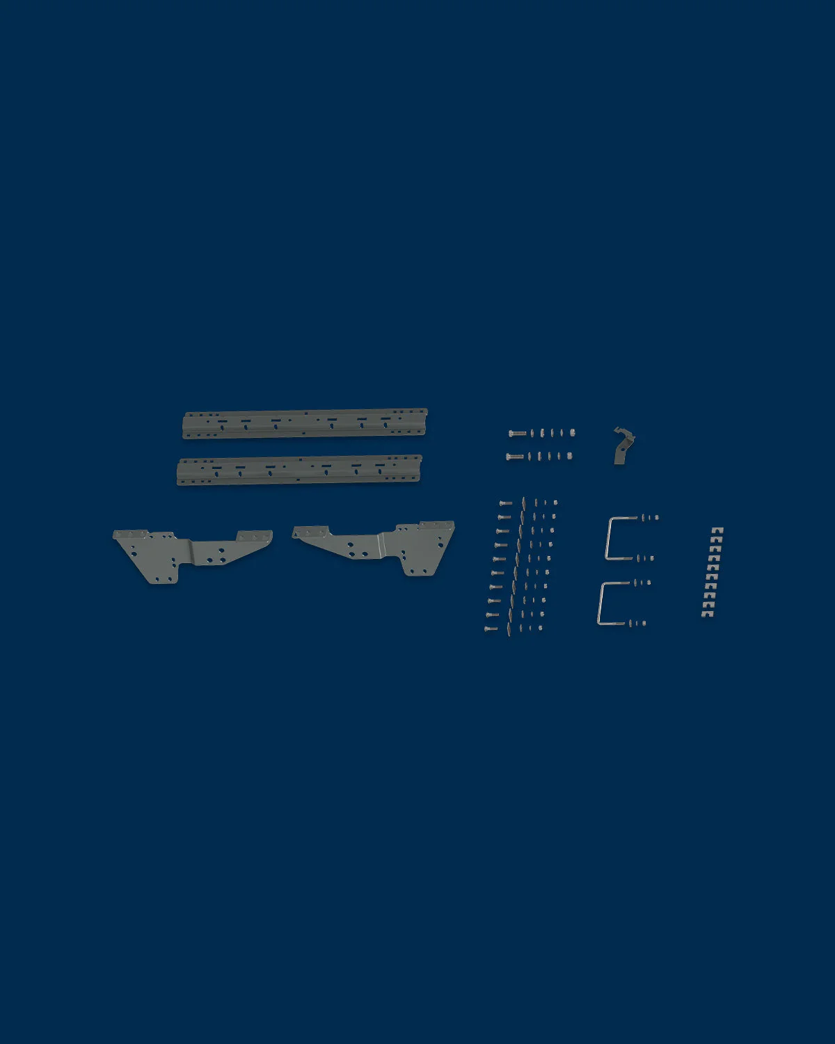 Universal Mounting Rails with Custom Installation Brackets - RVK2500