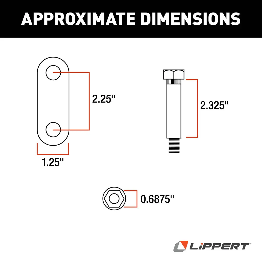 Trailer Axle Double-Eye Suspension Kit, 2,200-8,000-lb. Single Axles - Thumbnail 2
