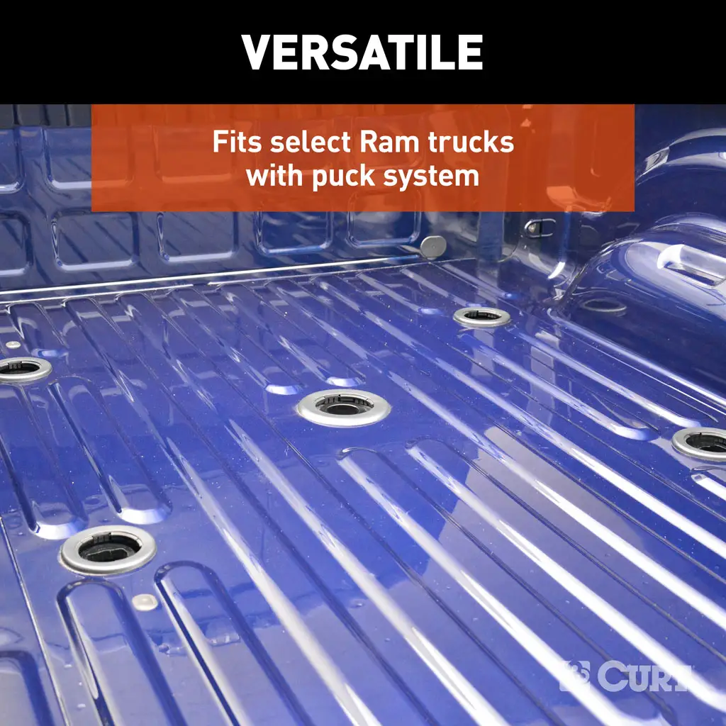 Puck System 5th Wheel Adapter with Rails, Select Ram 2500, 3500 - Thumbnail 9