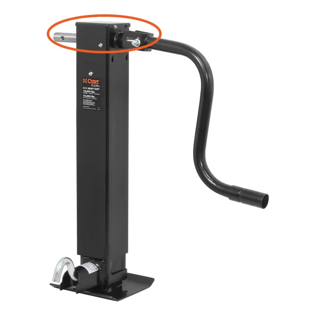 Replacement Direct-Weld Square Jack Lifting Nut - Thumbnail 2