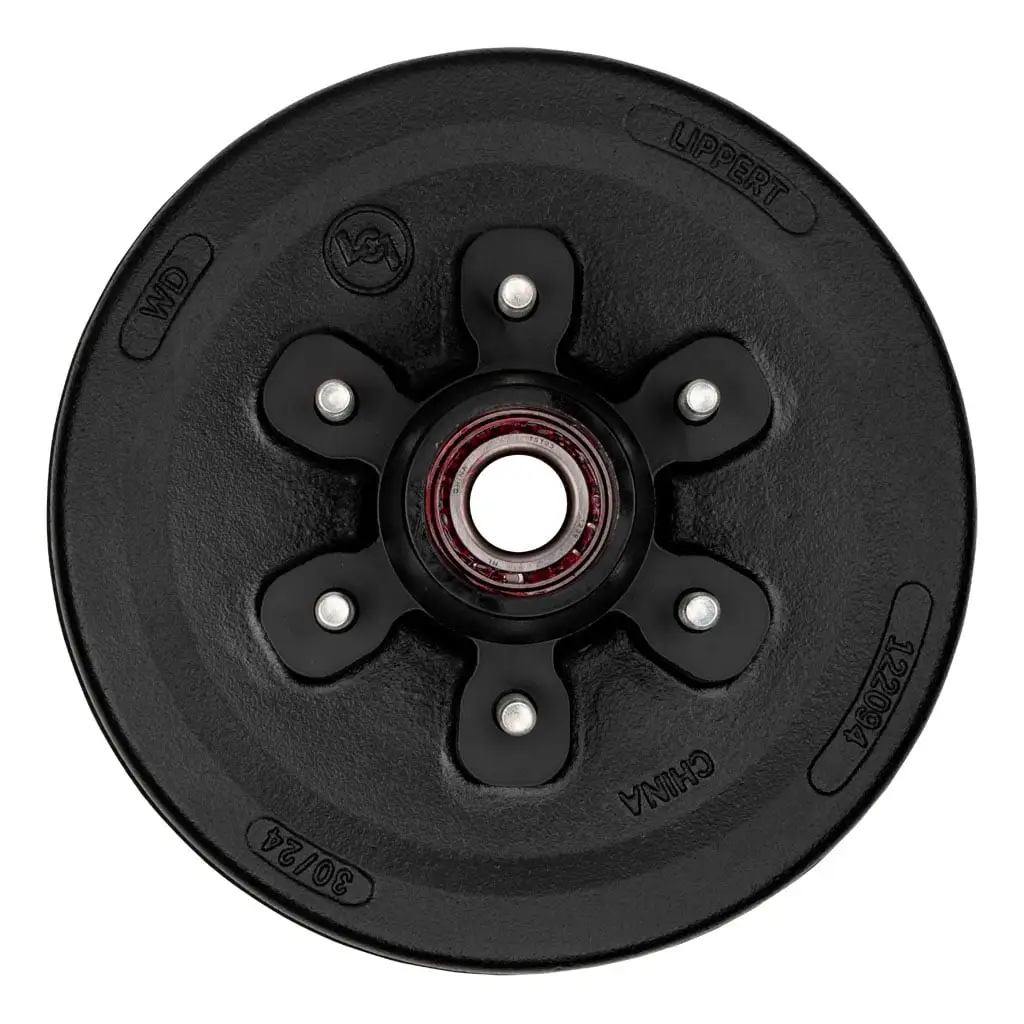 12" Brake Hub Complete Kit with Installed Bearings, 6,000-lb. Axles - Thumbnail 3