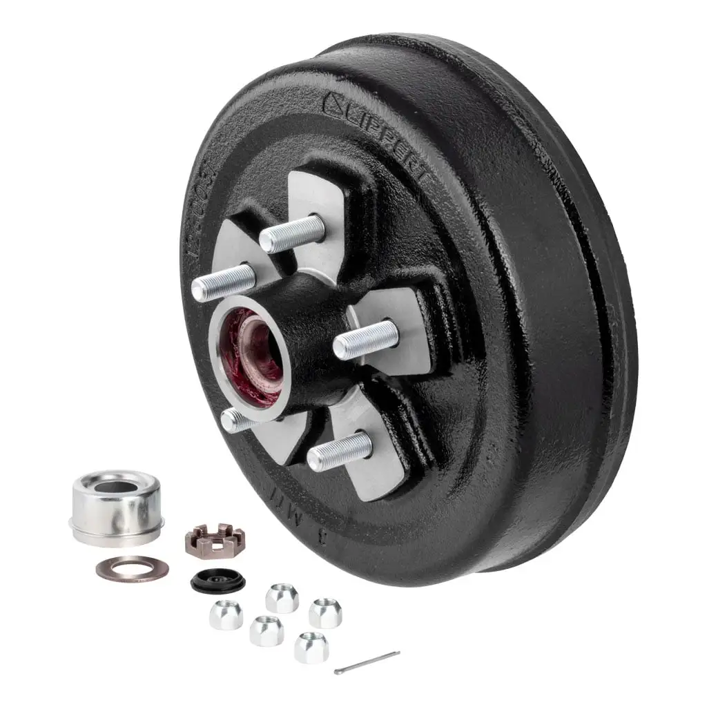 10" Brake Hub Complete Kit with Installed Bearings, 3,500-lb. Axles - Thumbnail 2