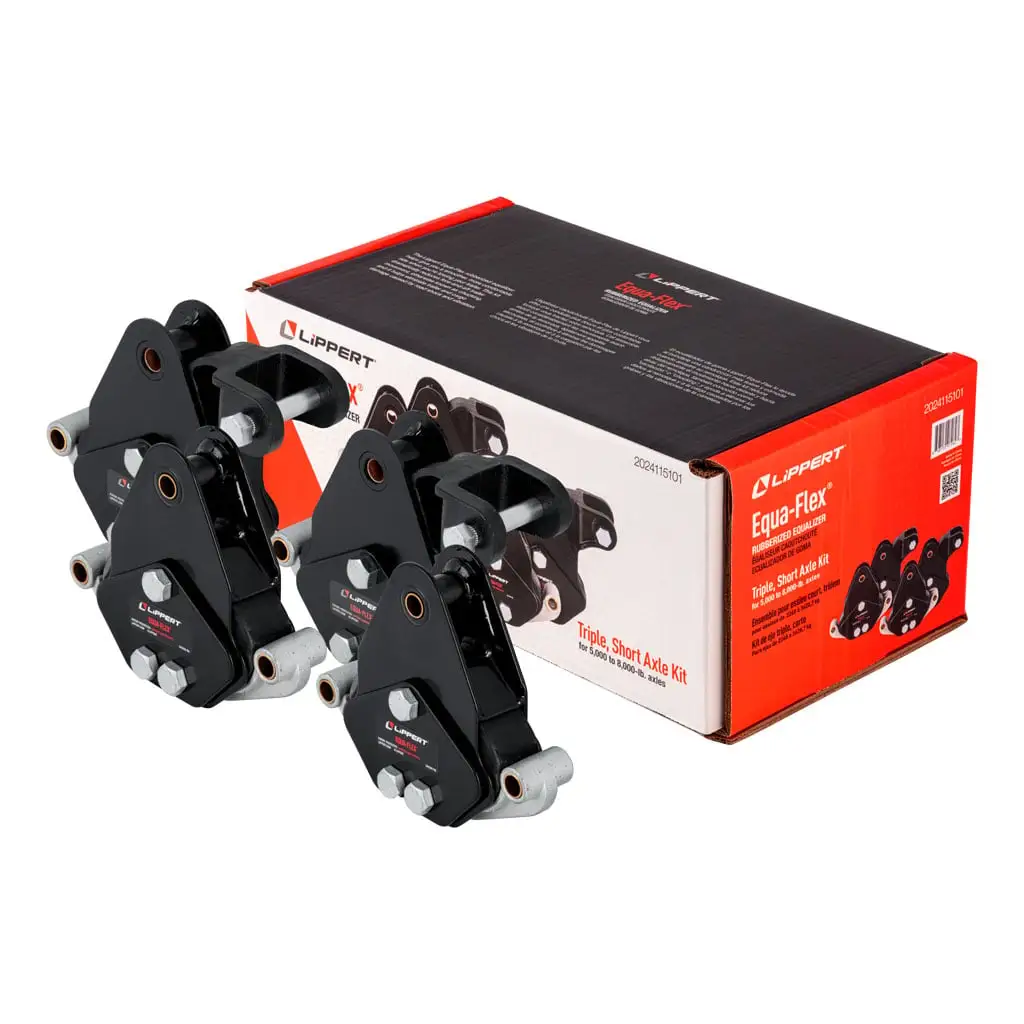 Equa-Flex Rubberized Equalizer Short Triple Axle Kit, 5,000-8,000-lb. Axles