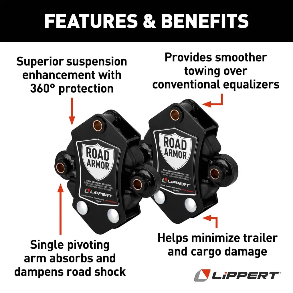 Road Armor™ Shock-Absorbing Trailer Equalizer Tandem Axle Kit, 3,500-8,000-lb. - Thumbnail 5