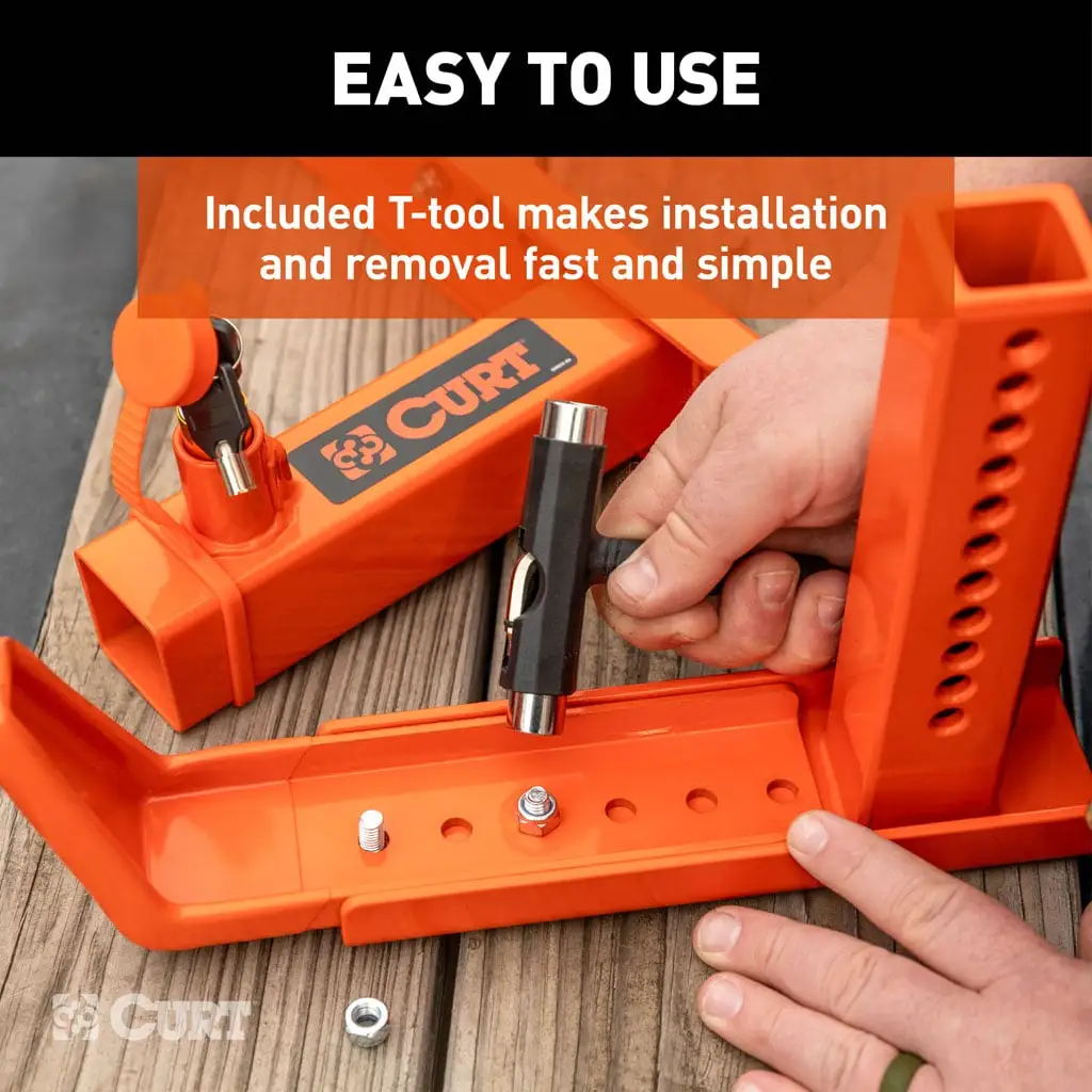 Adjustable Trailer Wheel Lock, 16.5” x 6.5”-8 to 33" x 12-1/2"/R15 - Thumbnail 9