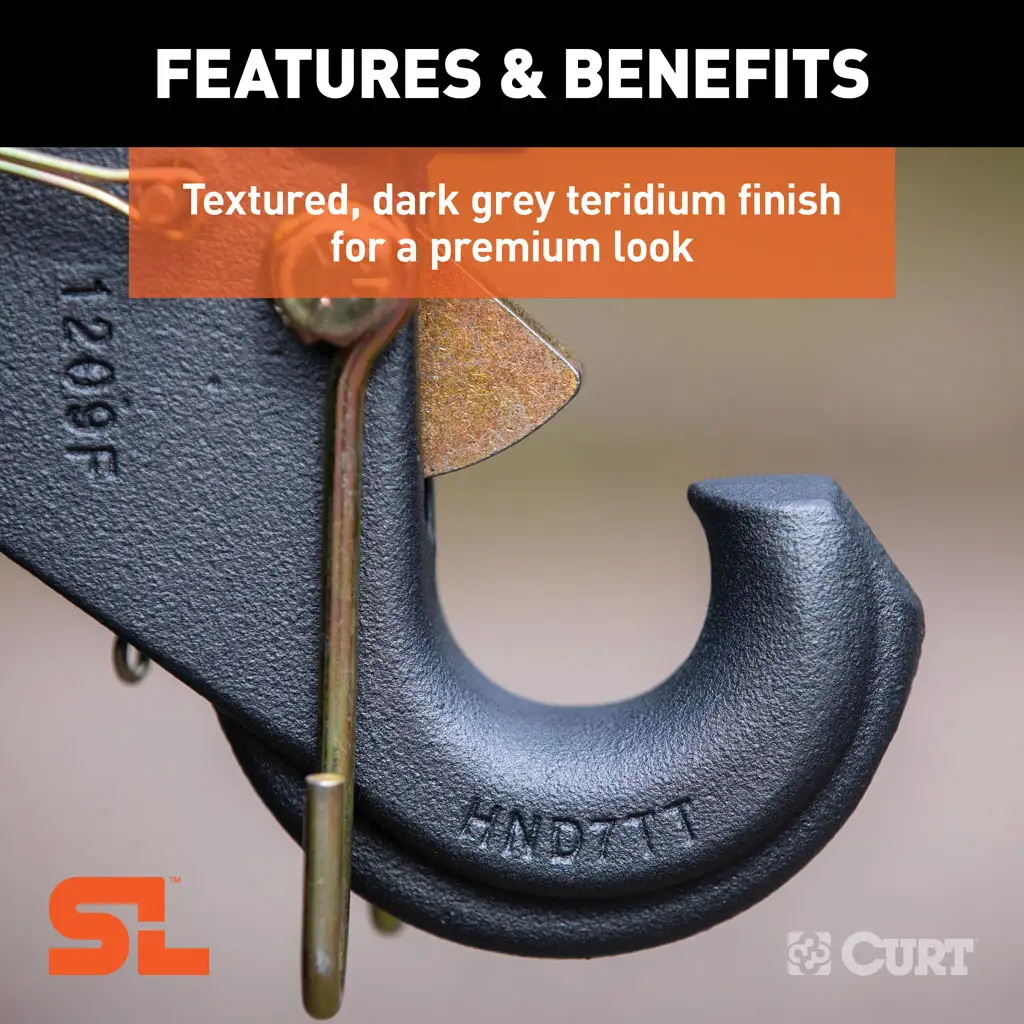 SecureLatch Receiver-Mount Pintle Hook (2" Shank, 14K, 2-1/2" or 3" Lunette) - Thumbnail 8