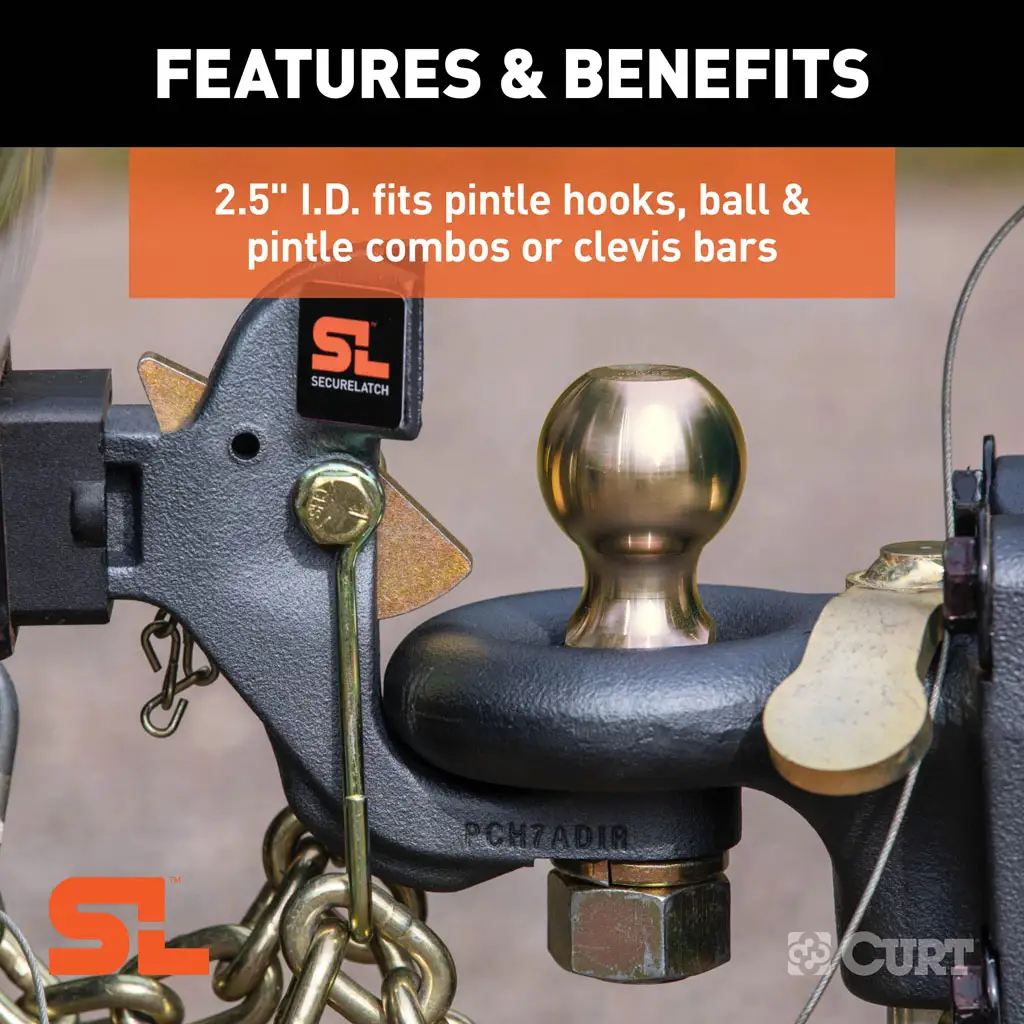 SecureLatch Flush-Mount Lunette Ring (60,000 lbs, 2-1/2" ID) - Thumbnail 4