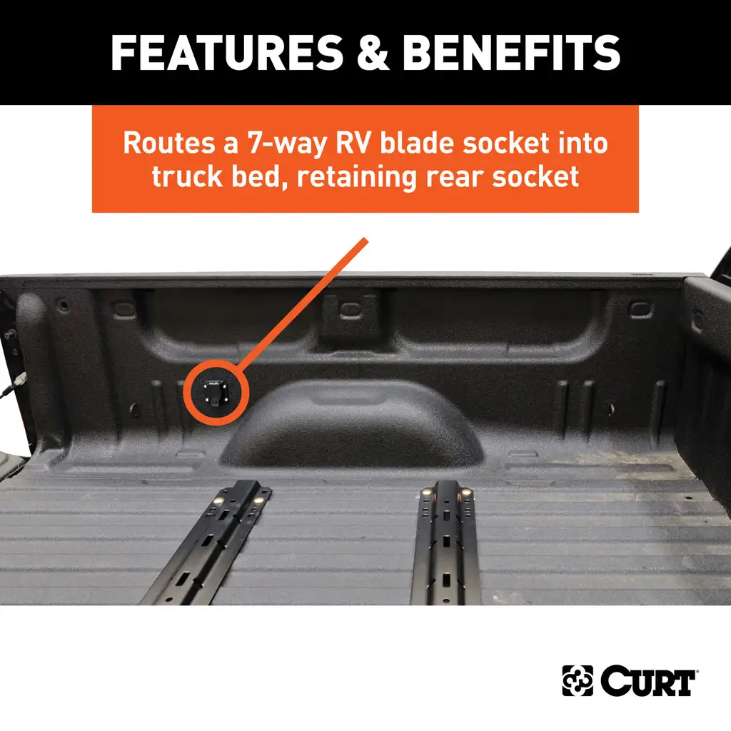 7' Custom Wiring Extension Harnesses (Adds 7-Way RV Blade to Truck Bed, 10-Pack) - Thumbnail 4