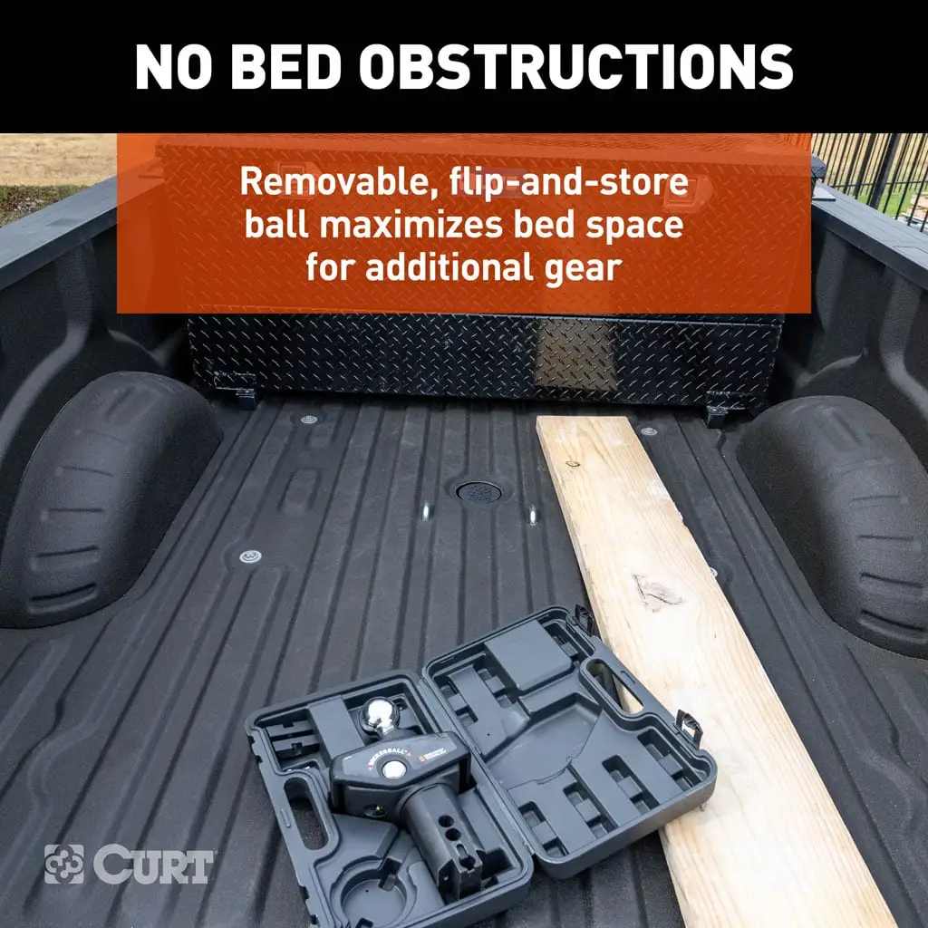 PowerHaul Double Lock Gooseneck Hitch, Fits Select Ford F-250, F-350, F-450 - Thumbnail 6