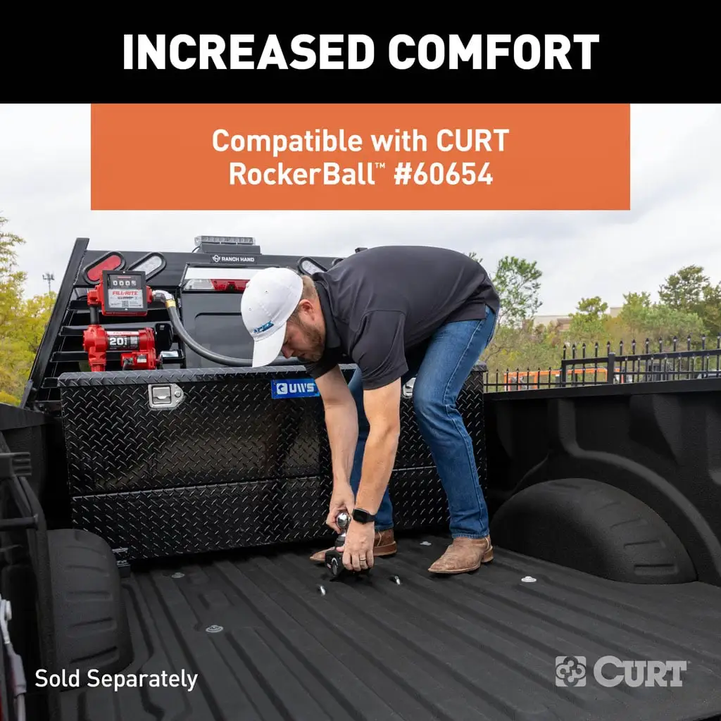 PowerHaul Double Lock Gooseneck Hitch, Fits Select Ford F-250, F-350, F-450 - Thumbnail 7