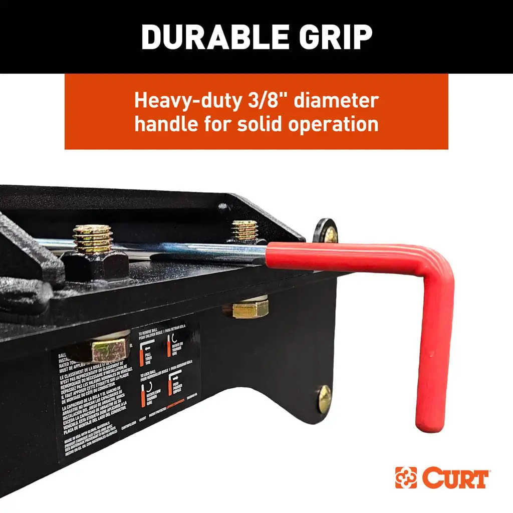 PowerHaul Double Lock Gooseneck Hitch, Fits Select Ford F-250, F-350, F-450 - Thumbnail 8