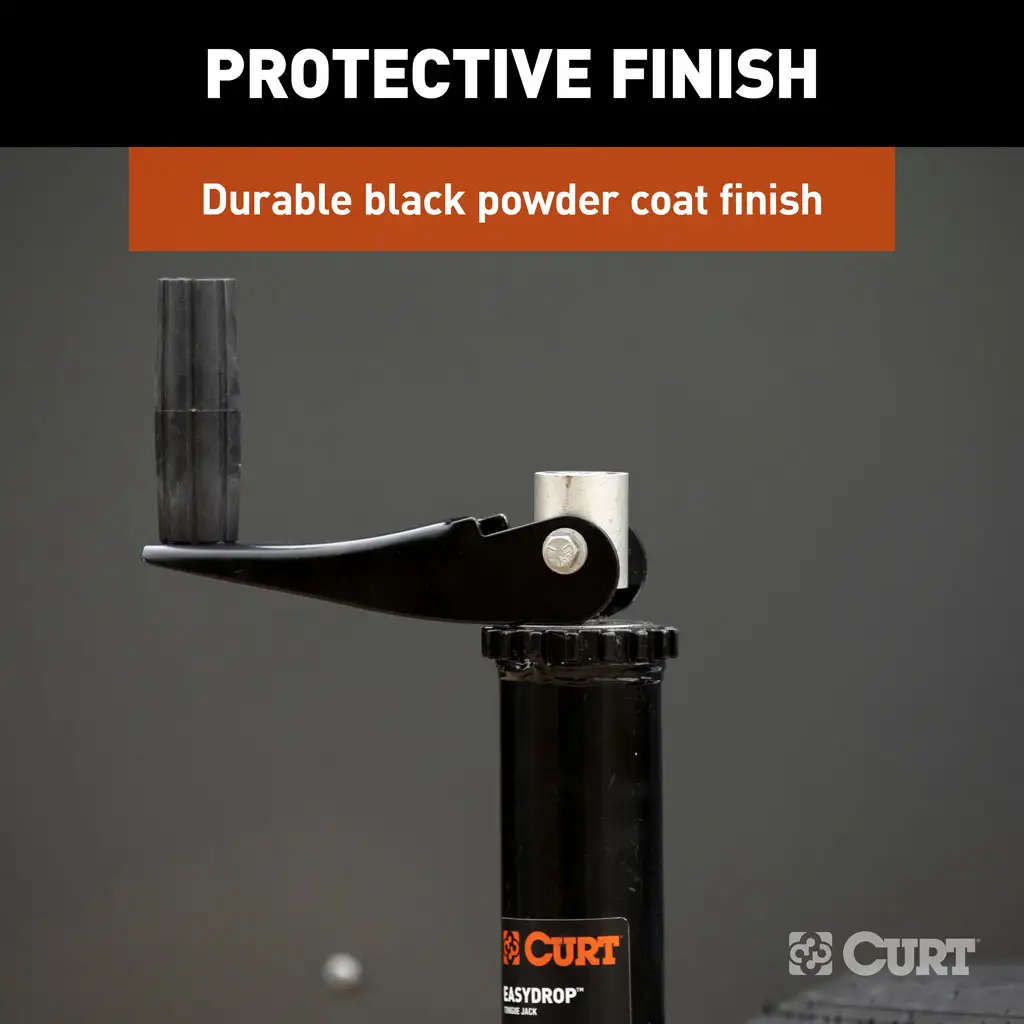 Lippert Quick Drop Drill-Operated Tongue Jack, 2,000 lbs, 14" Travel - Thumbnail 8