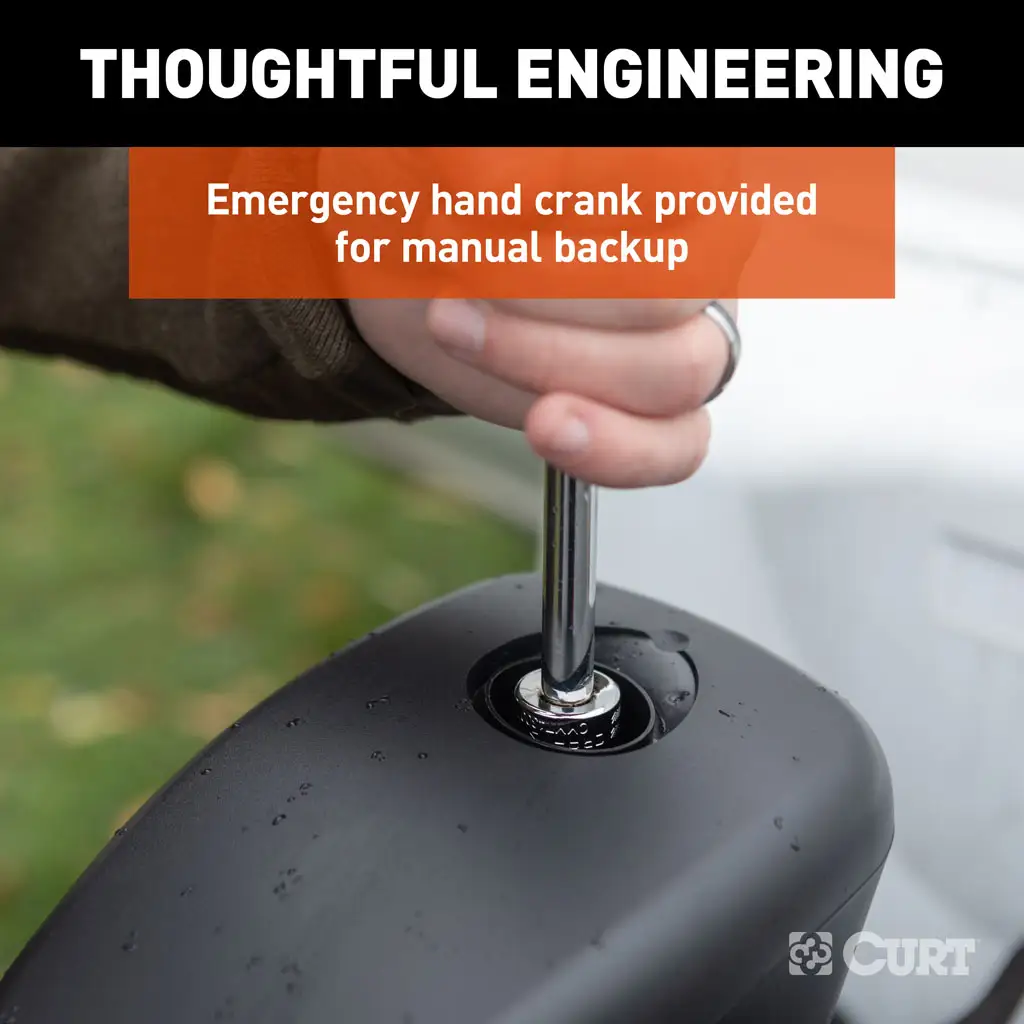 Lippert Power Stance Tongue Jack, 3,500 lbs - Thumbnail 8