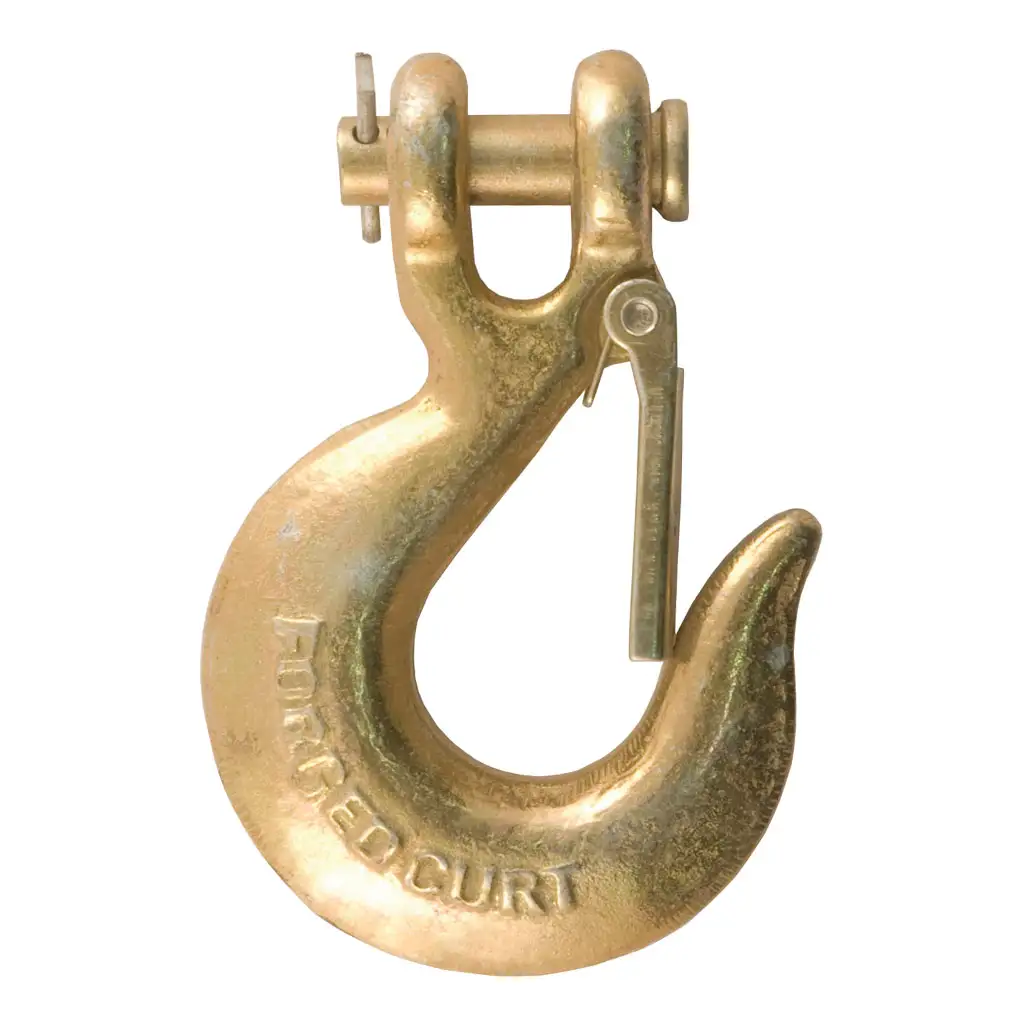 5/16" Safety Latch Clevis Hook (18,000 lbs, 3/8" Pin)