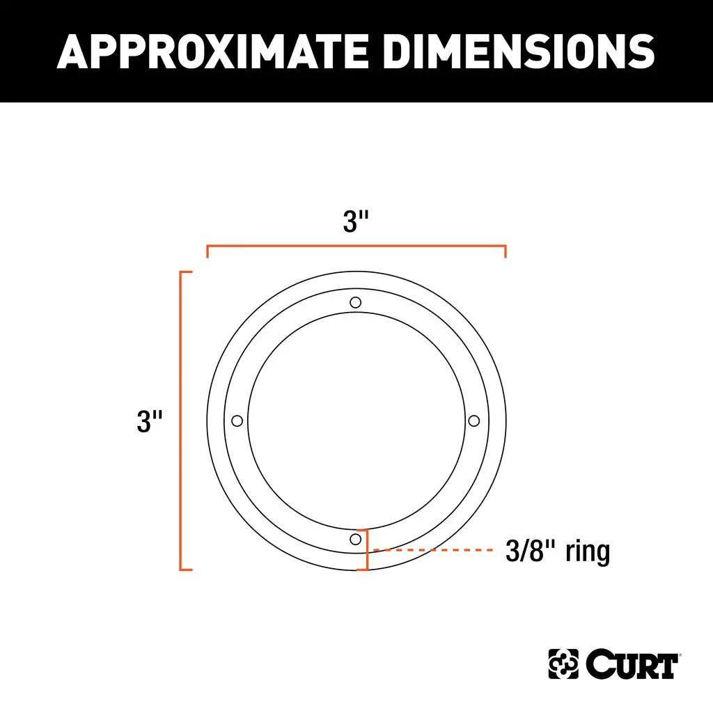 Tie-Down Backing Plate Trim Ring for #83710 - Thumbnail 2