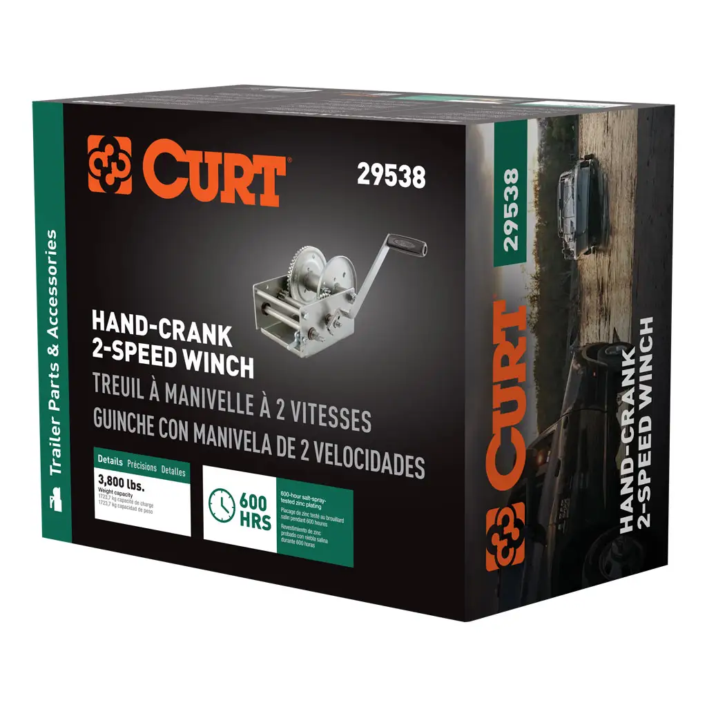 Hand-Crank 2-Speed Winch - Thumbnail 12