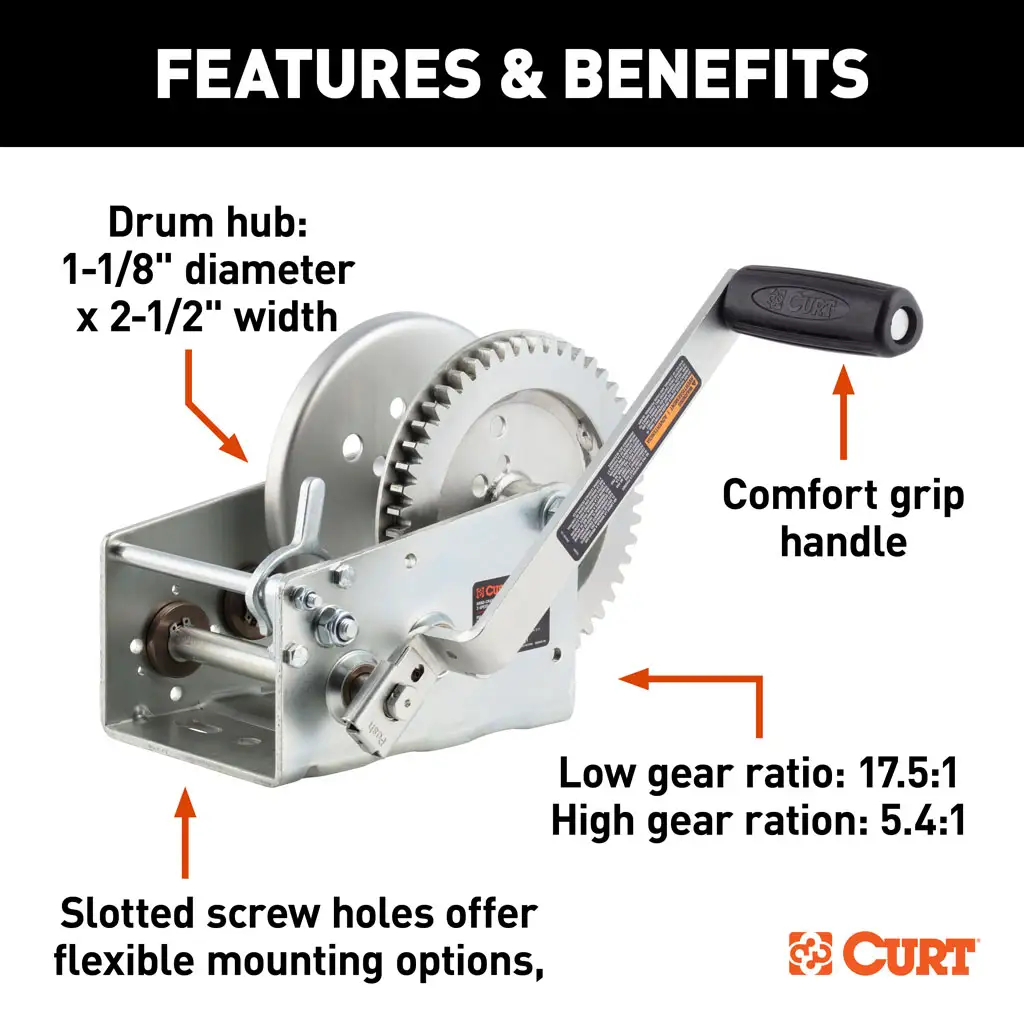 Hand-Crank 2-Speed Winch - Thumbnail 42