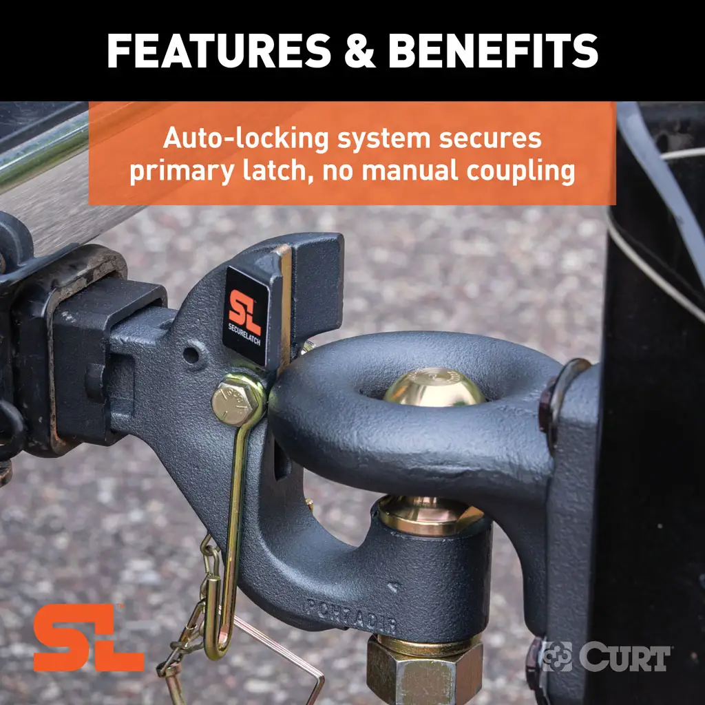 SecureLatch Receiver-Mount Ball & Pintle Hitch - Thumbnail 14