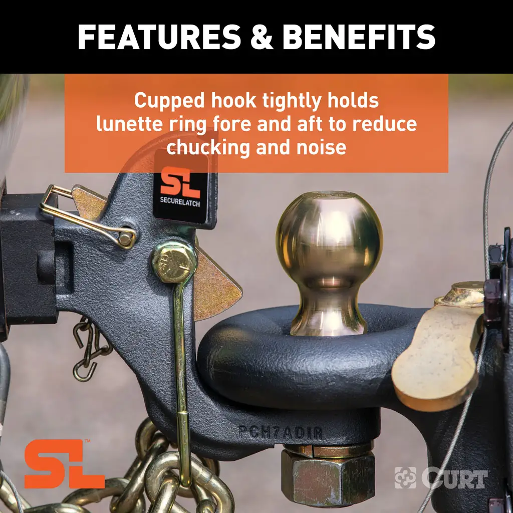 SecureLatch Receiver-Mount Ball & Pintle Hitch - Thumbnail 15