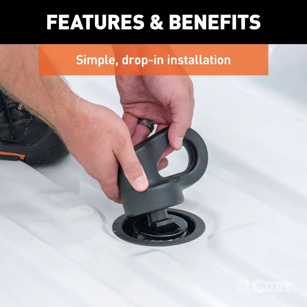 OEM Puck System Gooseneck Safety Chain Anchors - Thumbnail 11