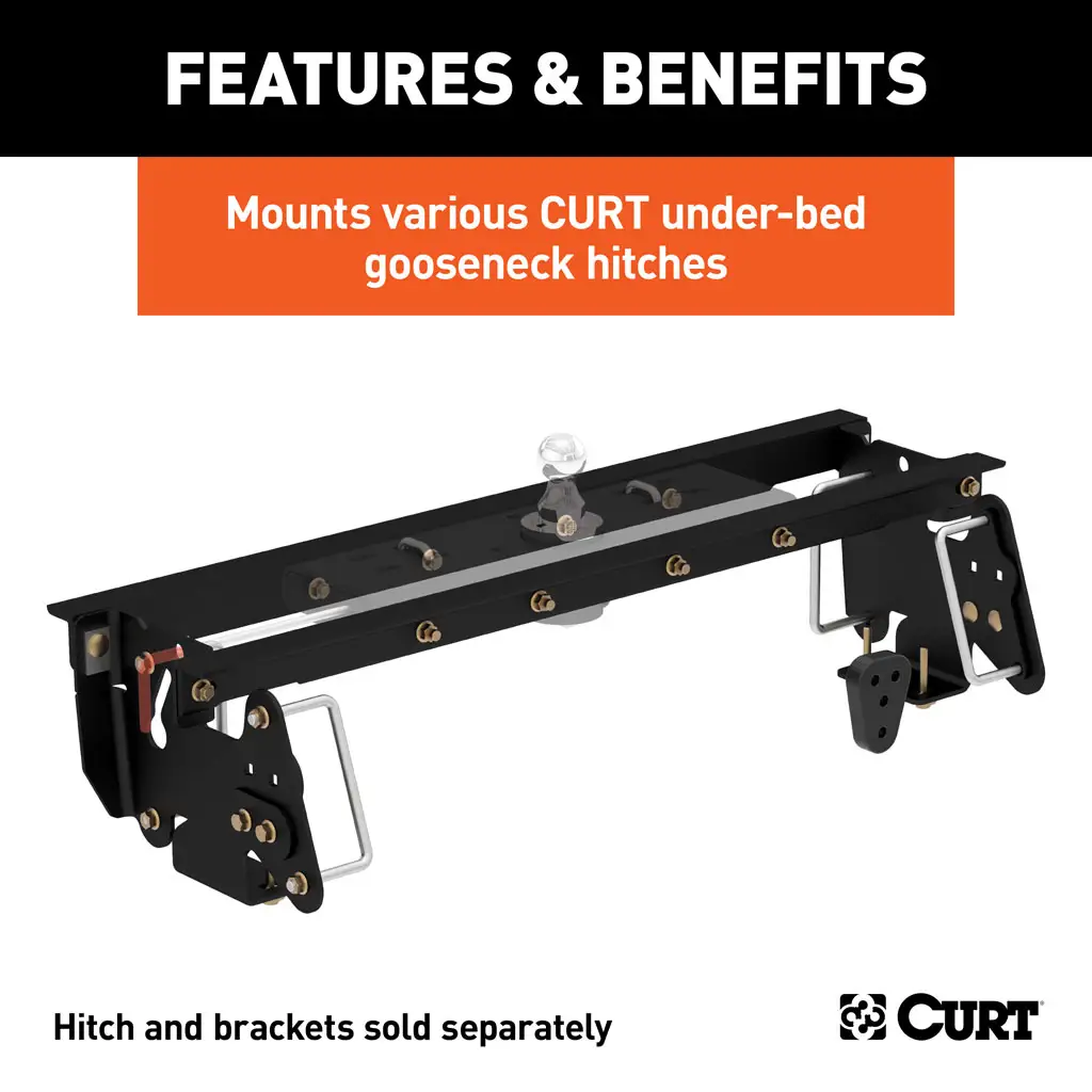 Under-Bed Gooseneck Installation Brackets - Thumbnail 3