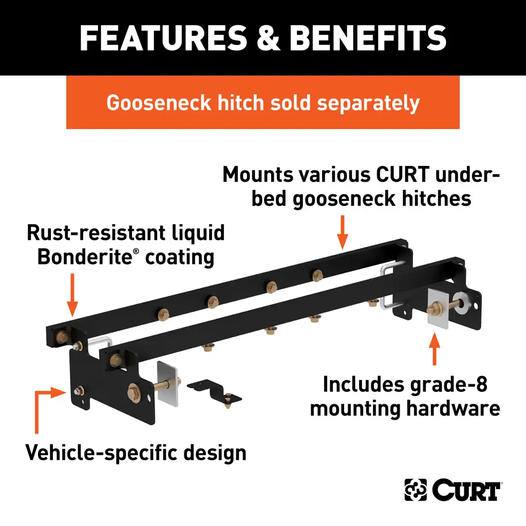 Double Lock Gooseneck Installation Brackets - Thumbnail 14