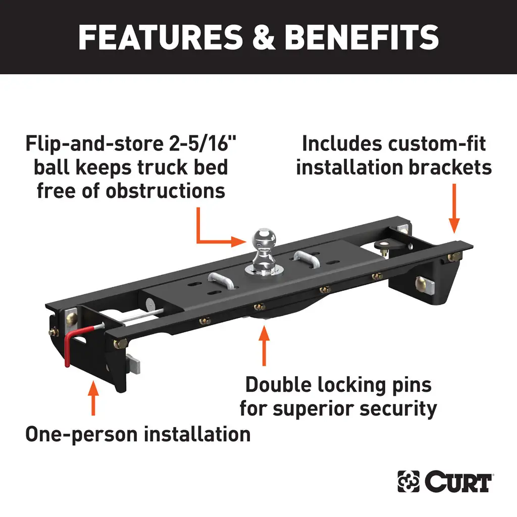 Double Lock EZr Gooseneck Hitch Kit - Thumbnail 18
