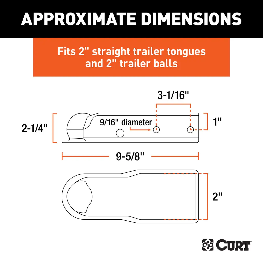 QuickPin No-Latch 2" Trailer Coupler - Thumbnail 10