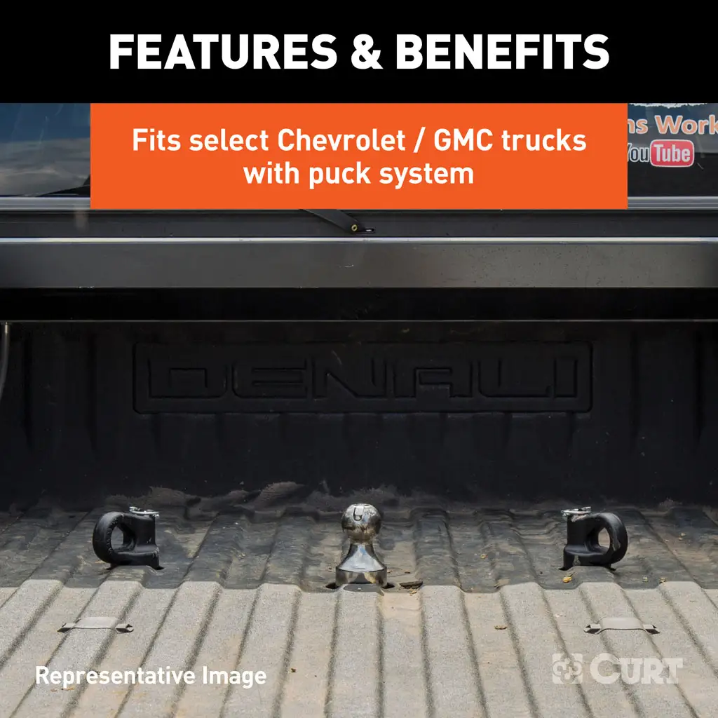 OEM Puck System 3" Gooseneck Ball - Thumbnail 6