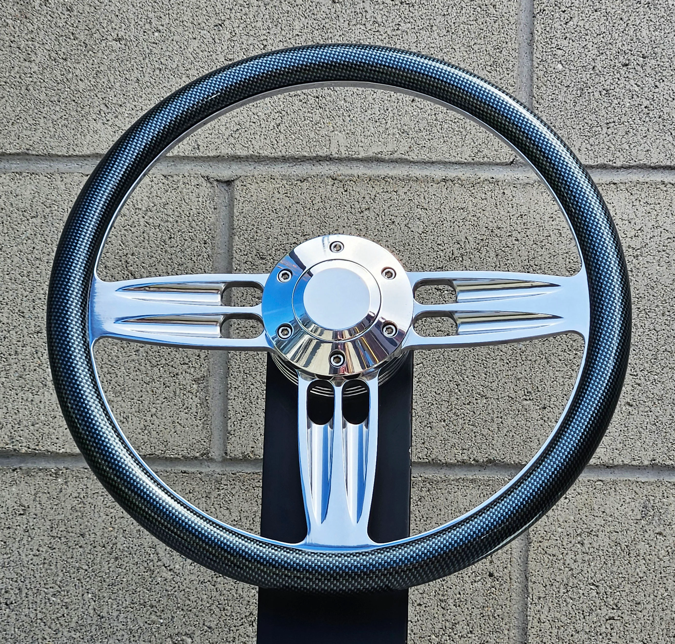 14" Polished Double Barrel Half Wrap - Thumbnail 10