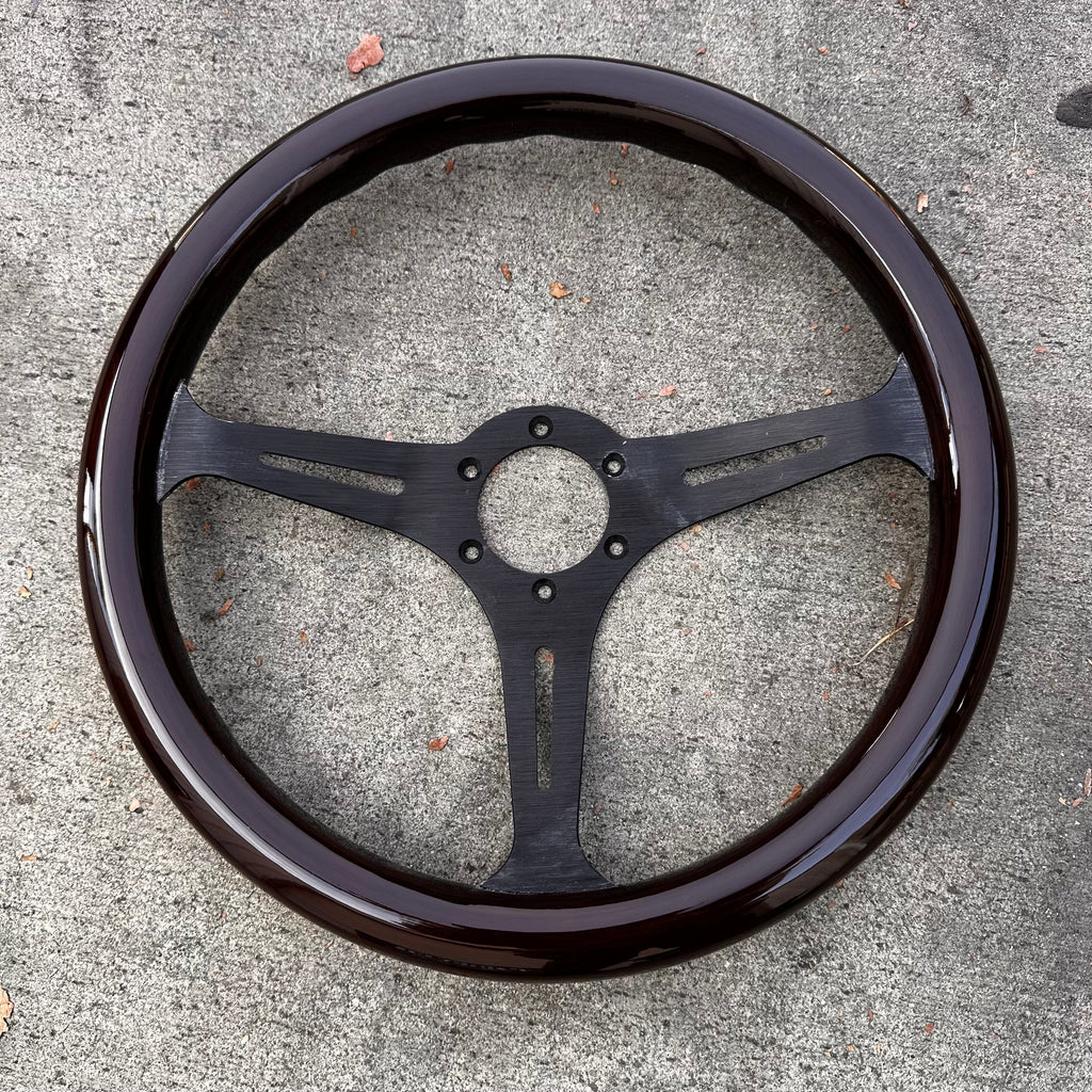 FACTORY SECOND: 15" BLACK EMPIRE DARK WOOD - Thumbnail 2