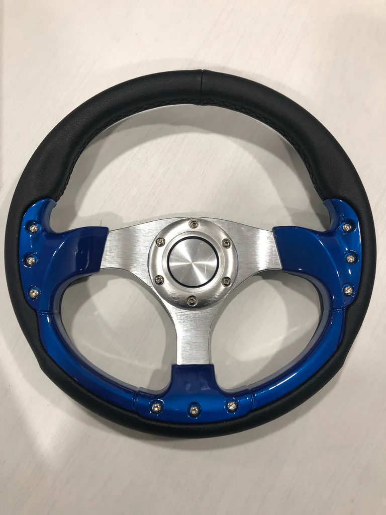 12.5" High Gloss Blue Perforated Performance Wheel