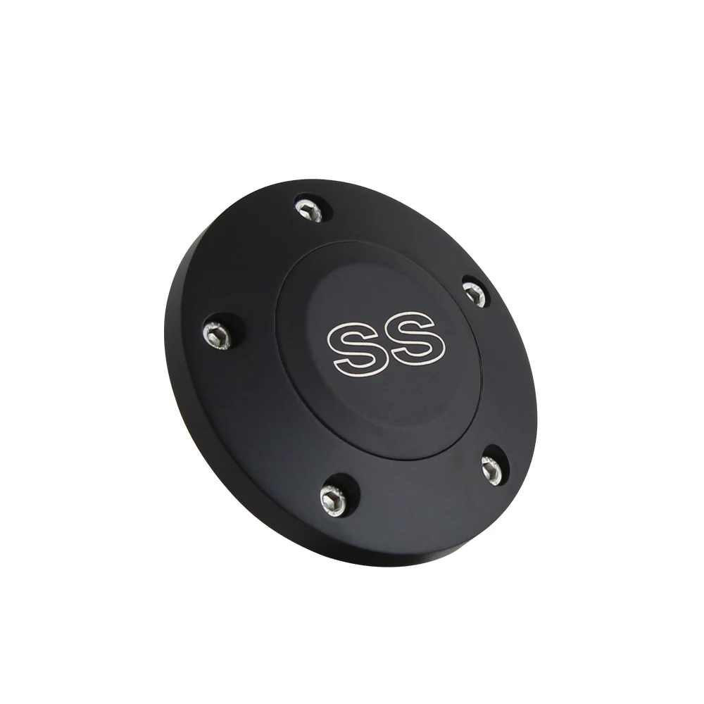 Black Billet Chevy SS Horn Button