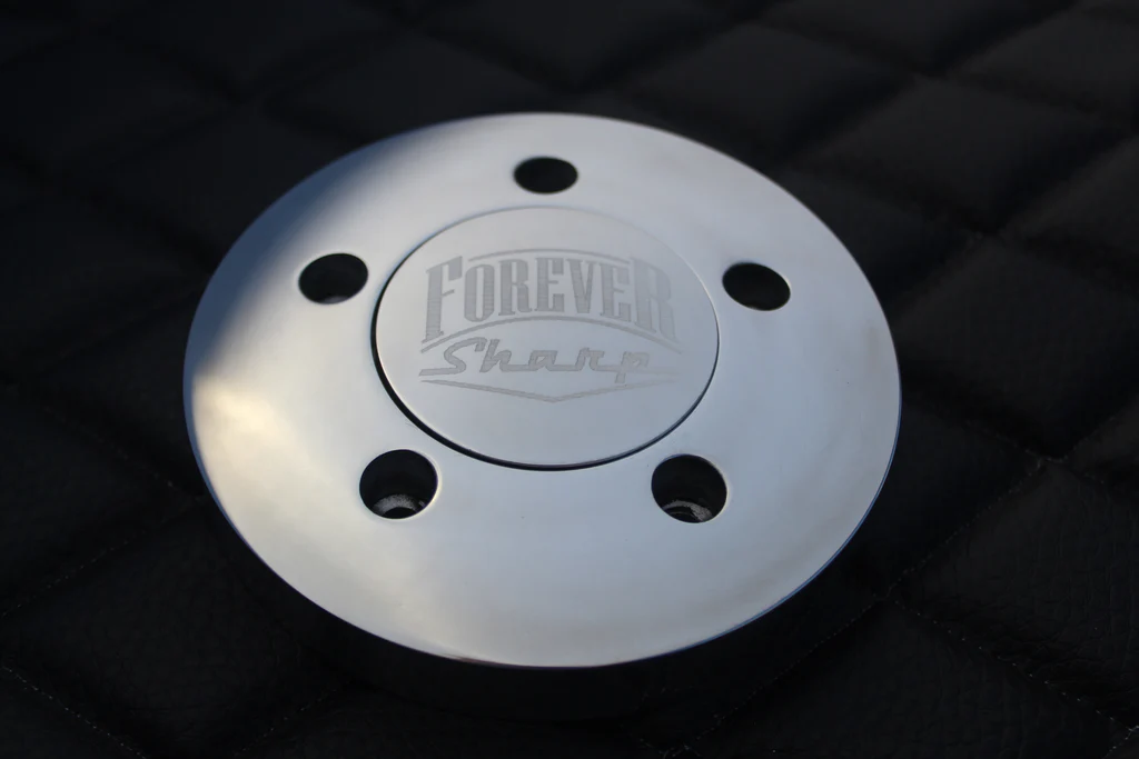 Polished Forever Sharp Big Rig Horn Button