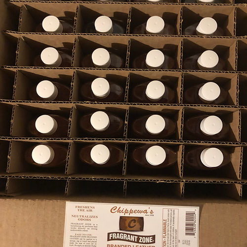 Branded Leather Air Perfume Case