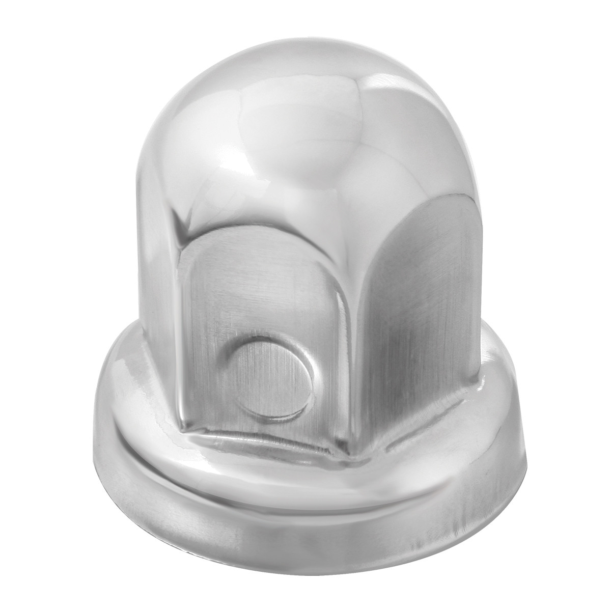 Bullet Chrome Plastic Lug Nut Cover w/ Flange