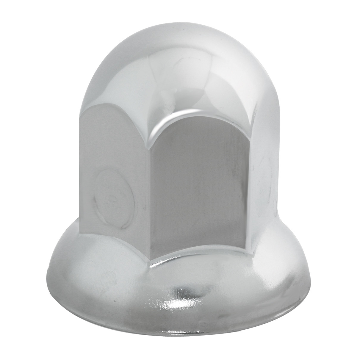 Standard Chrome Steel Lug Nut Cover with Flange