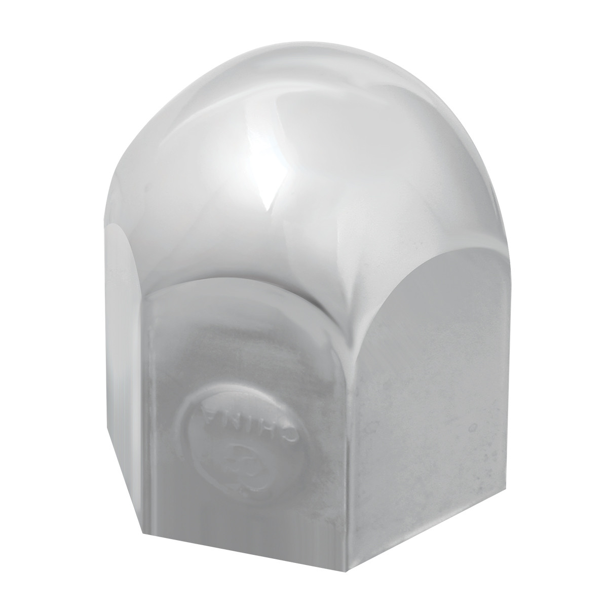 Standard Cr Steel Lug Nut Cvr w/o Flange 7/16" to 1" W