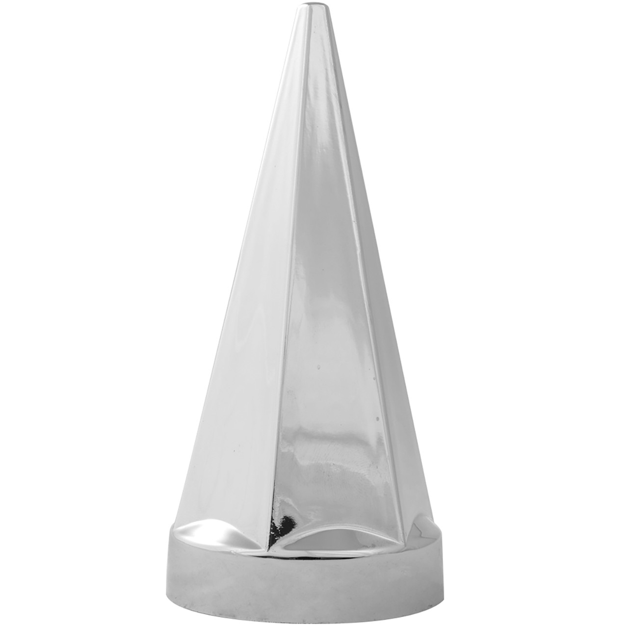 Pyramid Hex Chrome Plastic Lug Nut Cover