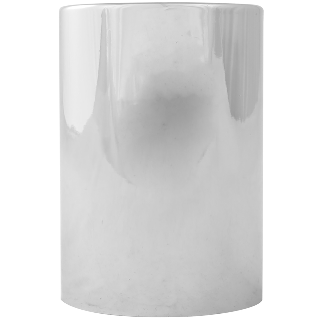 3-1/2" Cylinder Chrome Plastic Lug Nut Cover