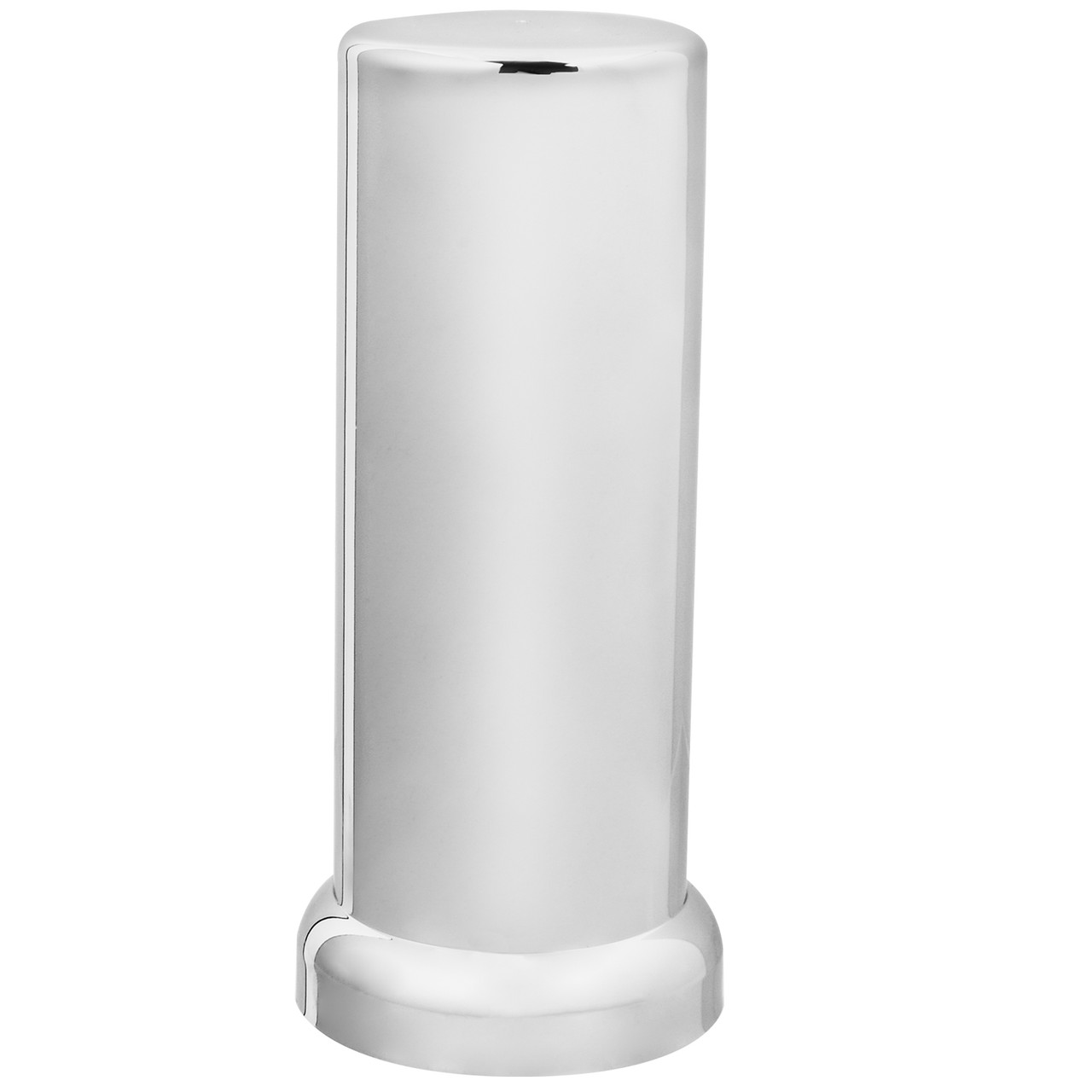 5"  Chrome Plastic 33mm Tube Lug Nut Cover With Flange - Thumbnail 2