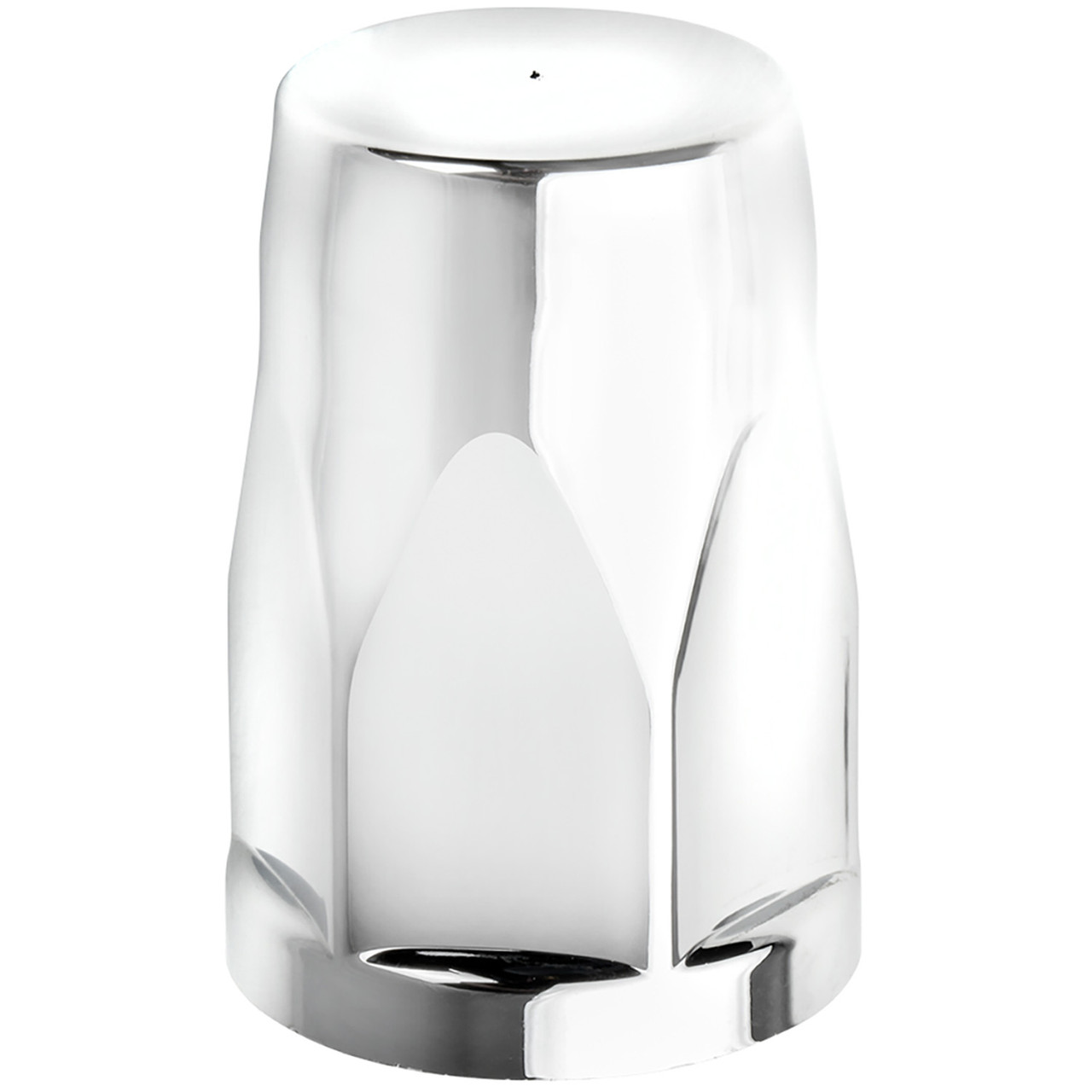 Silo Chrome Plastic Lug Nut Cover with Flange