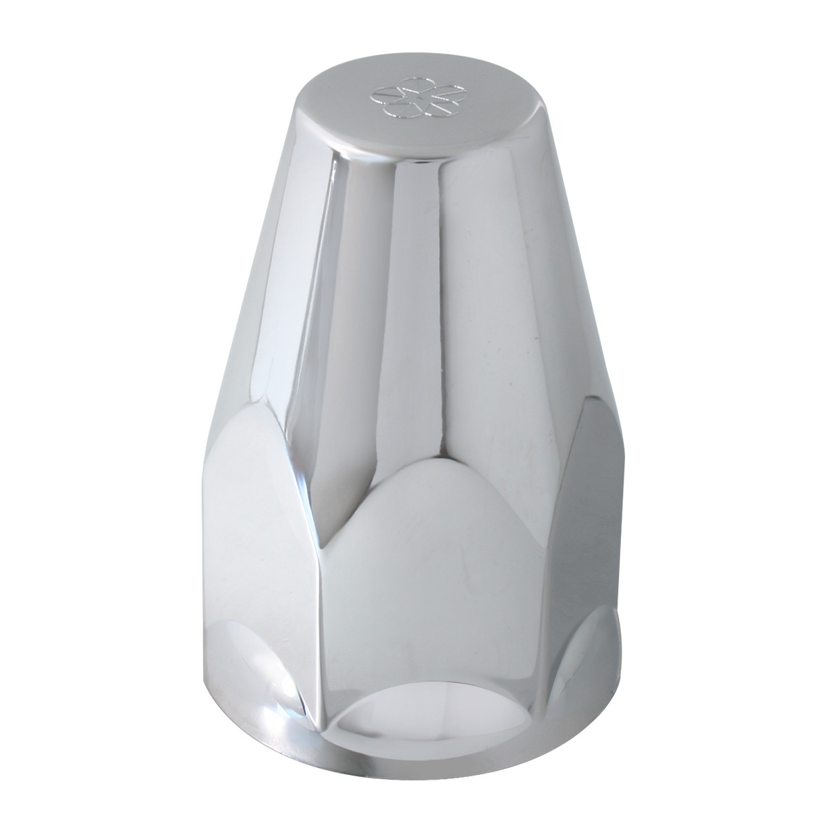 Classic Chrome Lug Nut Cover with Flange