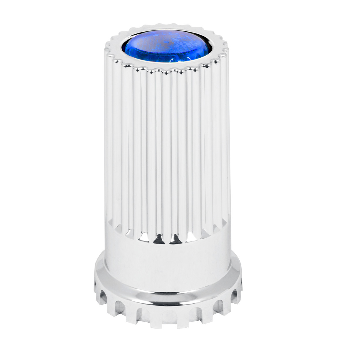 Lock Tab Color Reflector Cr Pl Lug Nut Cvr w/ Flange